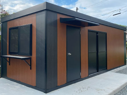 現地組立式パネルハウス（K-space）